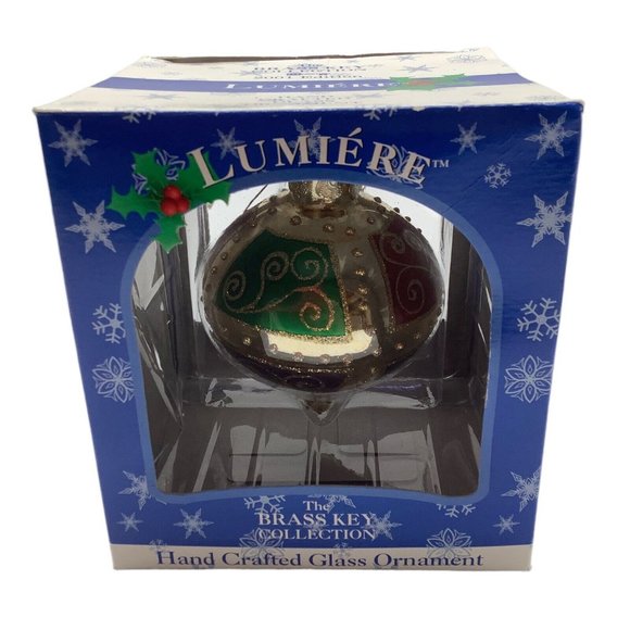 Lumiere Hand Crafted Glass Ornament from The Brass Key - Picture 2 of 12